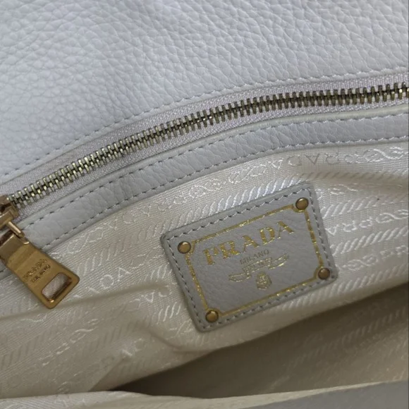 Prada White Leather Women's Bag - Picture 12 of 16